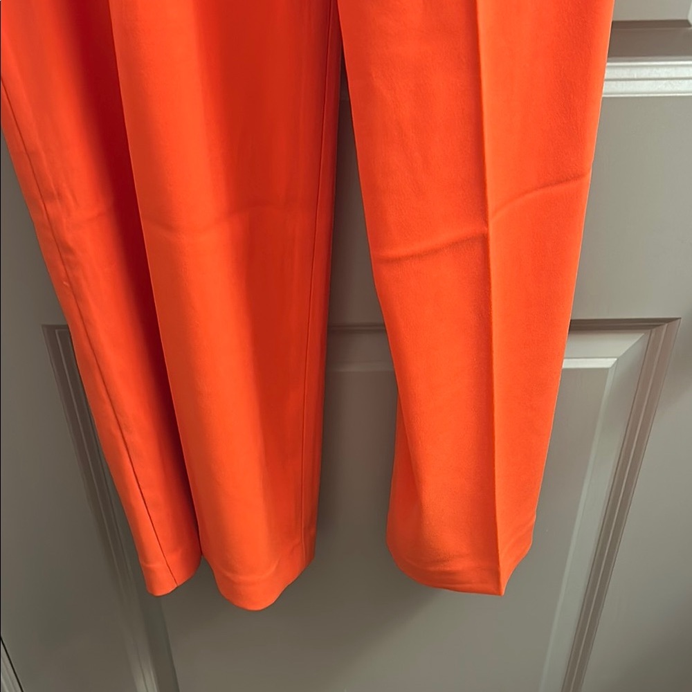 Express Orange Wide Leg Pants with Vibrant Style - Picture 5 of 5